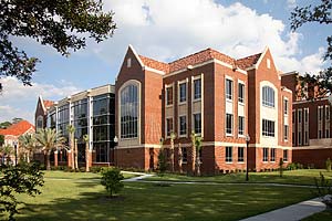 Photo of exterior, Library West, University of Florida