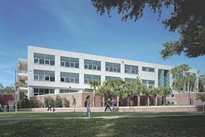 Photo of exterior, Library West, University of Florida