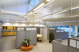 Photo of interior, Twin Lakes Park Office Complex